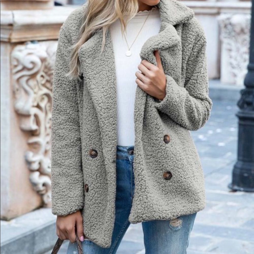 Plush Peacoat 